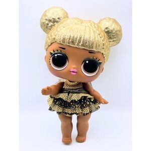 MGA LOL Surprise Big Baby BB Queen Bee Gold Glitter Doll 11" Large Version 2021